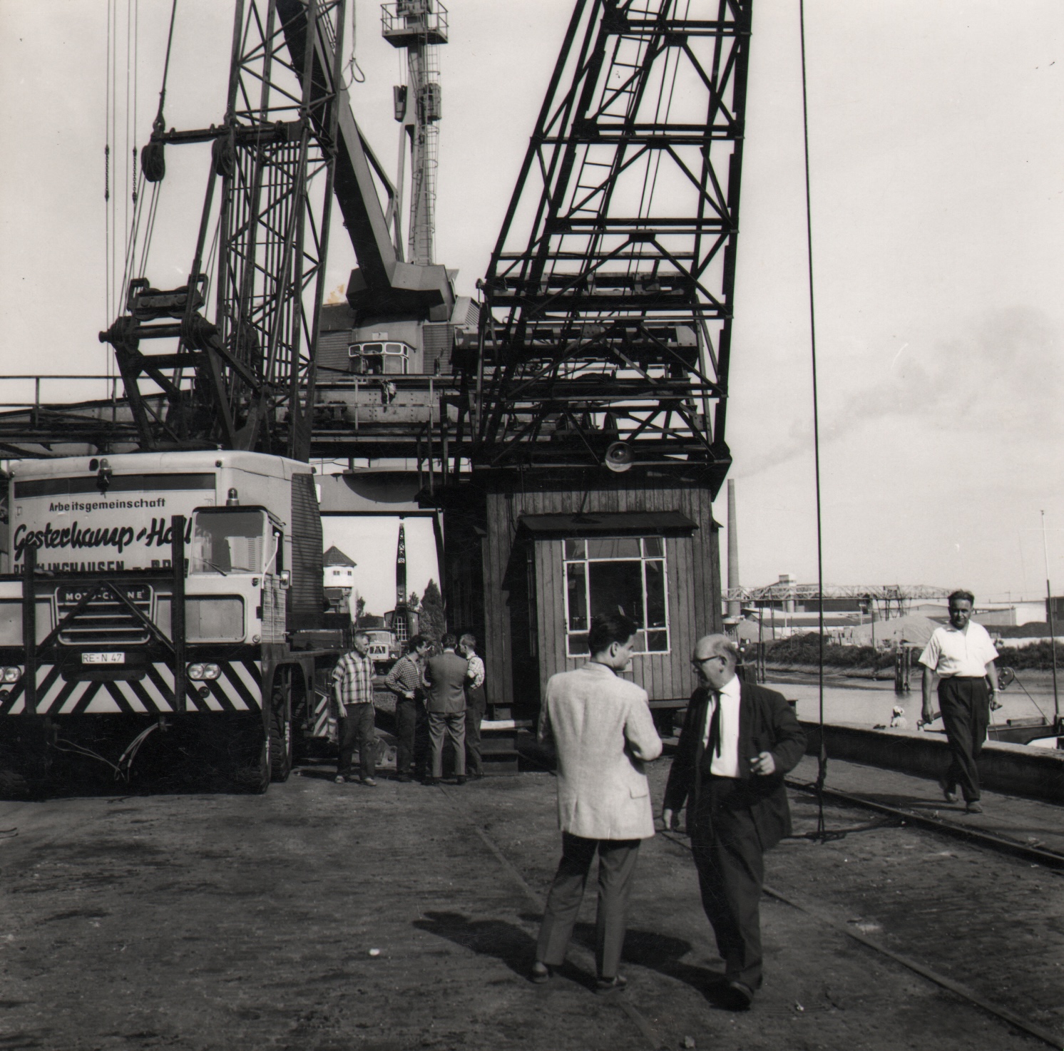 Stau Hafen OL 1955